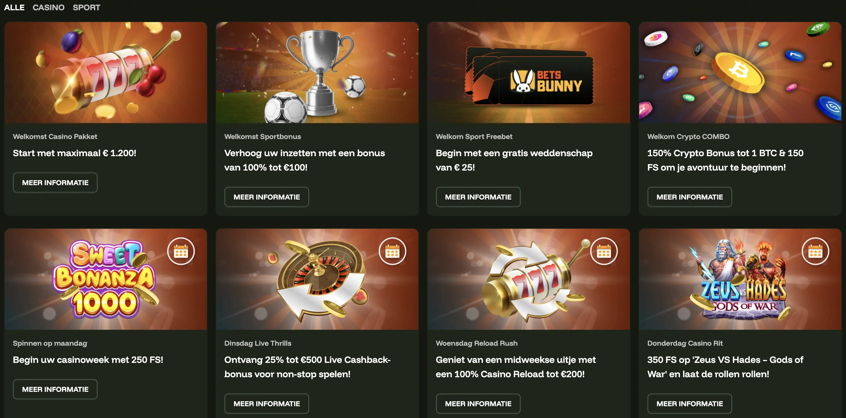 No deposit casino bonussen in Nederland